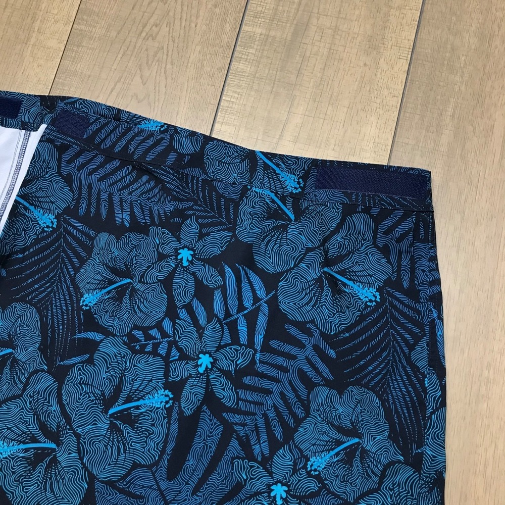 Rip Skirt Hawaii Wrap‎ Skirt Womens Size L Blue Maui Moonlight Adjustable Beach - Picture 10 of 13
